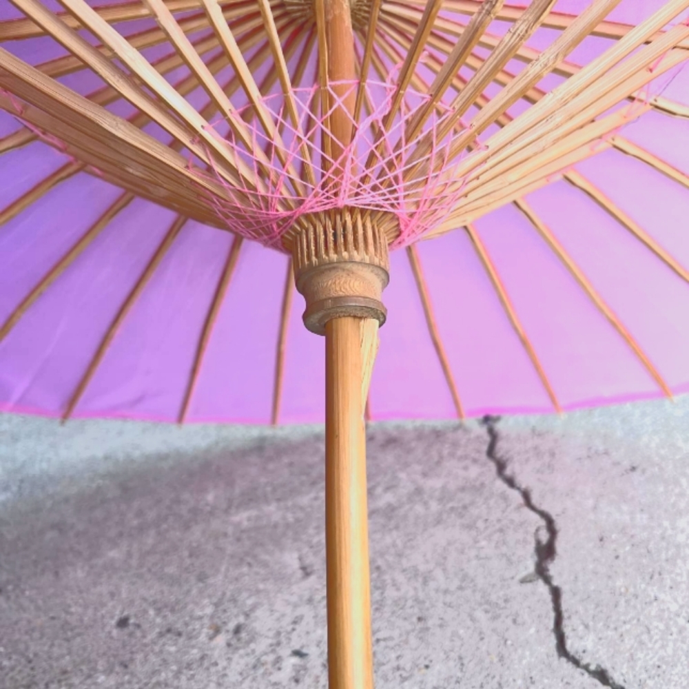 Handmade Japanese umbrella - Picture 2 of 5